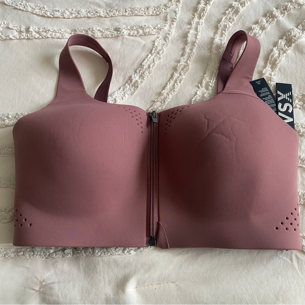 Victoria Secret nwt Front-Zip Comfort Bra in Dusty Rose - 34B - Picture 4 of 6